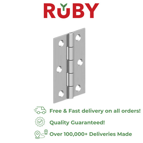 Large butt hinges 150mm zinc - hinges,