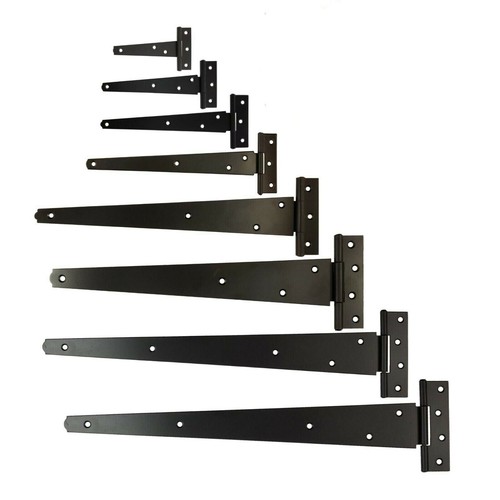Black tee hinges 12 - black,