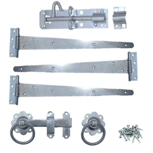 Garden side gate fixing - side, kit