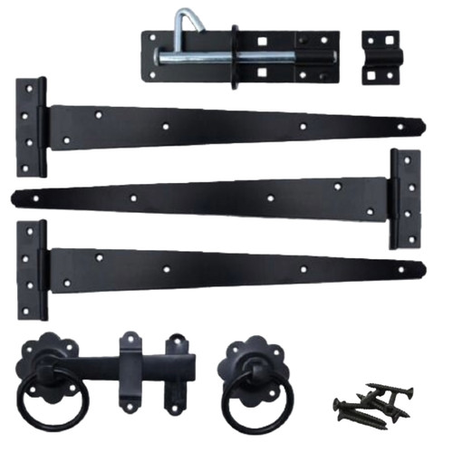 Garden side gate fixing - side,