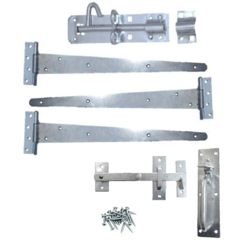 Garden side gate fixing - side, kit