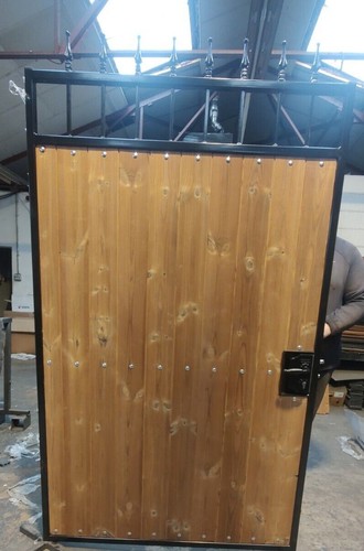 Wooden gate side - gate,,